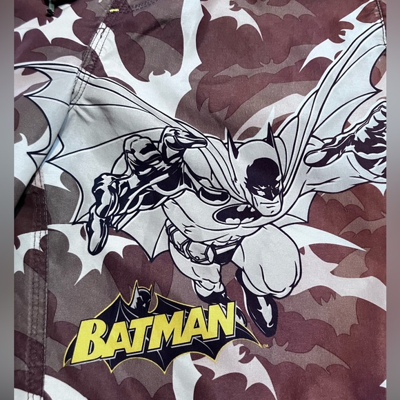 Boys SZ 6/7 Batman Swim Trunks bat camo - Picture 2 of 9